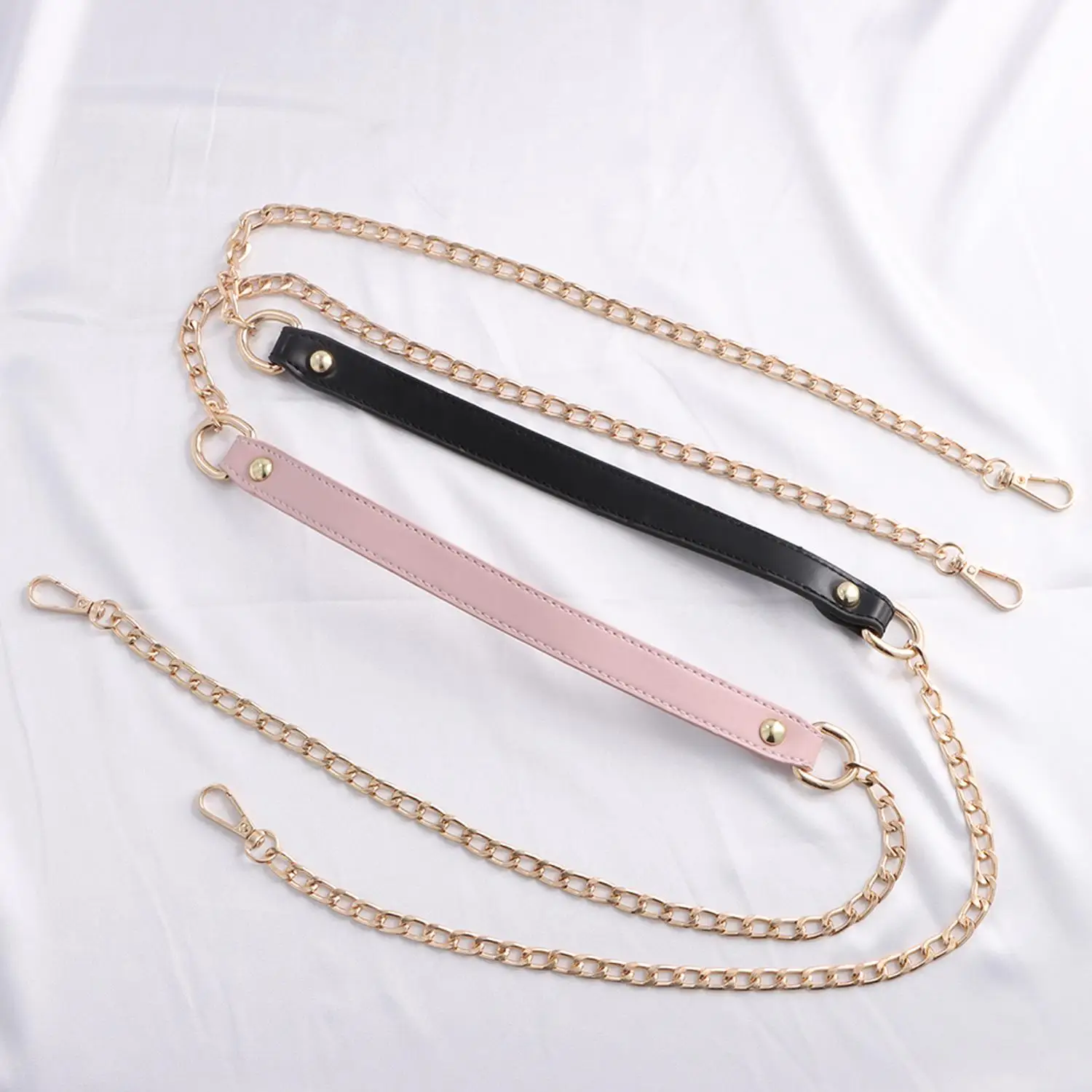 110cm Replacement Shoulder Strap Crossbody Bag Belt Fashion PU Leather Handle with Metal Chains Bag Replacement Accessories
110cm Replacement Shoulder Strap Crossbody Bag Belt Fashion PU Leather Handle with Metal Chains Bag Replacement Accessories