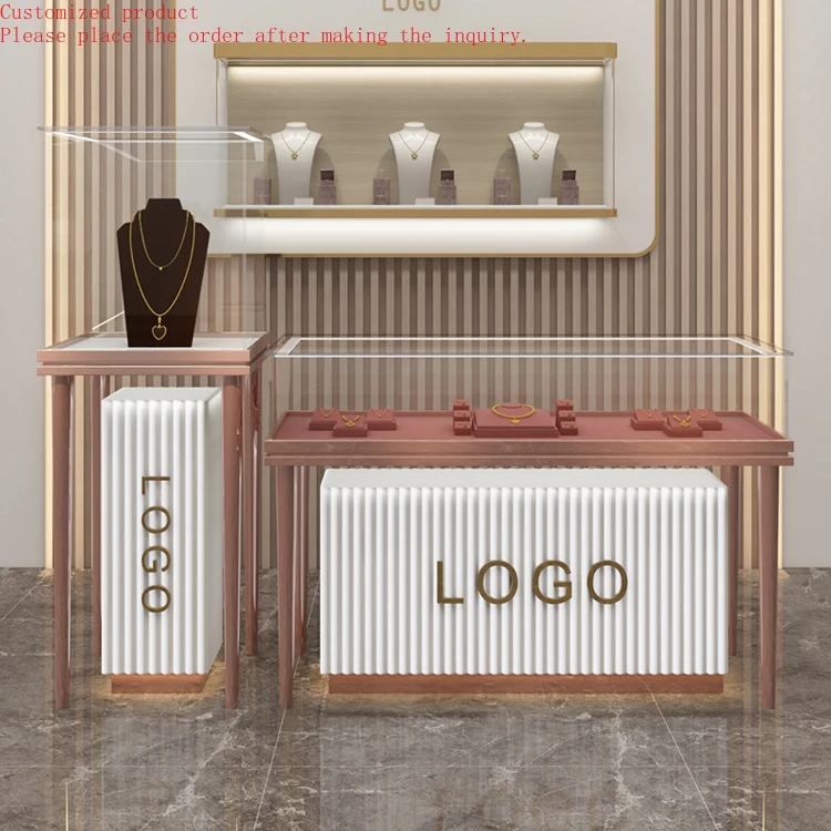 Luxury Showroom Counter Stainless Steel Store Glass Jewelry Display Showcase Jewellery Showcase Display Cabinet
Luxury Showroom Counter Stainless Steel Store Glass Jewelry Display Showcase Jewellery Showcase Display Cabinet