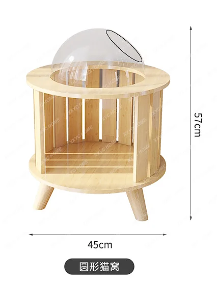 Wooden Cat Home House Acrylic Clear Bowl Cat House Cave Nest Cat Bed Pet Bed Accessories
Wooden Cat Home House Acrylic Clear Bowl Cat House Cave Nest Cat Bed Pet Bed Accessories