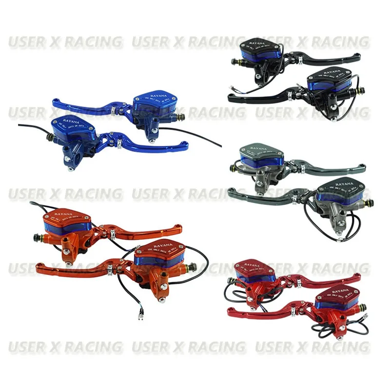 USERX Motorcycle Universal accessories Front and rear Disc Brake handle Oil pump CNC Aluminum alloy For Electric Scooter GY6
USERX Motorcycle Universal accessories Front and rear Disc Brake handle Oil pump CNC Aluminum alloy For Electric Scooter GY6