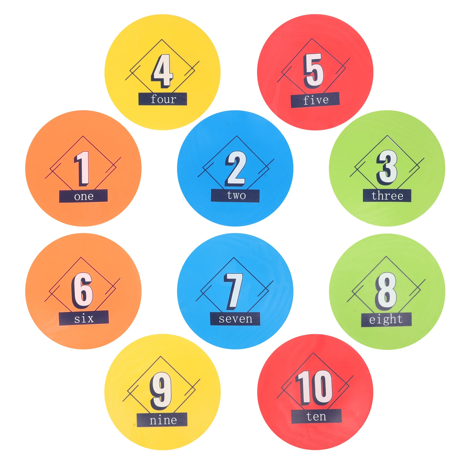 10 Pcs Discs 23CM Round Soccer Training Material Soccer Training Markers Portable Field Equipment Fitness Accessories
10 Pcs Discs 23CM Round Soccer Training Material Soccer Training Markers Portable Field Equipment Fitness Accessories