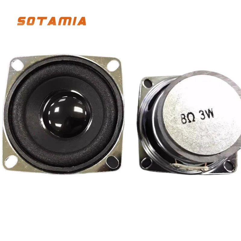 SOTAMIA 2 шт. 2 дюйма 52 мм квадратный внешний магнитный полнодиапазонный динамик 8 Ом 3 Вт Bluetooth маленький аудиодинамик динамик
SOTAMIA 2 шт. 2 дюйма 52 мм квадратный внешний магнитный полнодиапазонный динамик 8 Ом 3 Вт Bluetooth маленький аудиодинамик динамик