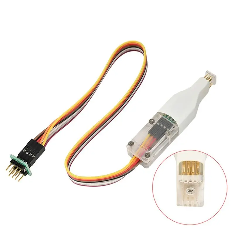 Кабель для прошивки/записи микросхем A29F-SOP8 WSON8 QDFN8 с пружинными контактами для Flash/EEPROM чипов
Кабель для прошивки/записи микросхем A29F-SOP8 WSON8 QDFN8 с пружинными контактами для Flash/EEPROM чипов