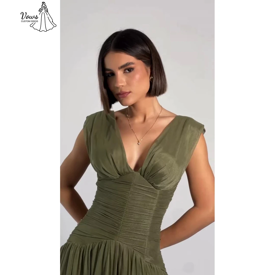 Vows Luxurious Engagement Dress 2026 Woman V-neck Evening Dresses for Special Occasions Line A Elegant Wedding Guest Dresses
Vows Luxurious Engagement Dress 2026 Woman V-neck Evening Dresses for Special Occasions Line A Elegant Wedding Guest Dresses