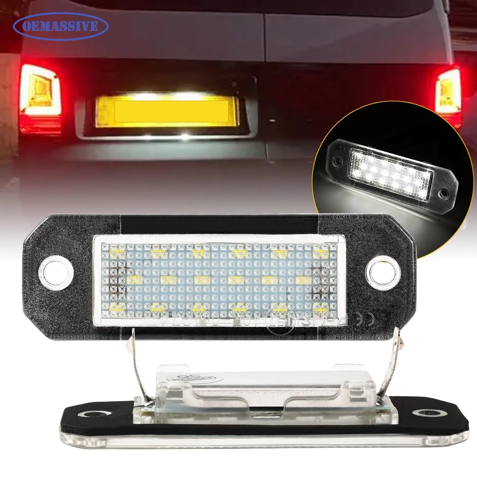 Для VW Transporter T5 T6 2003-2015 Для Caddy 2004-2017 Белый светодиодный светильник освещения номерного знака в сборе 2 шт. Подсветка номерного знака
Для VW Transporter T5 T6 2003-2015 Для Caddy 2004-2017 Белый светодиодный светильник освещения номерного знака в сборе 2 шт. Подсветка номерного знака