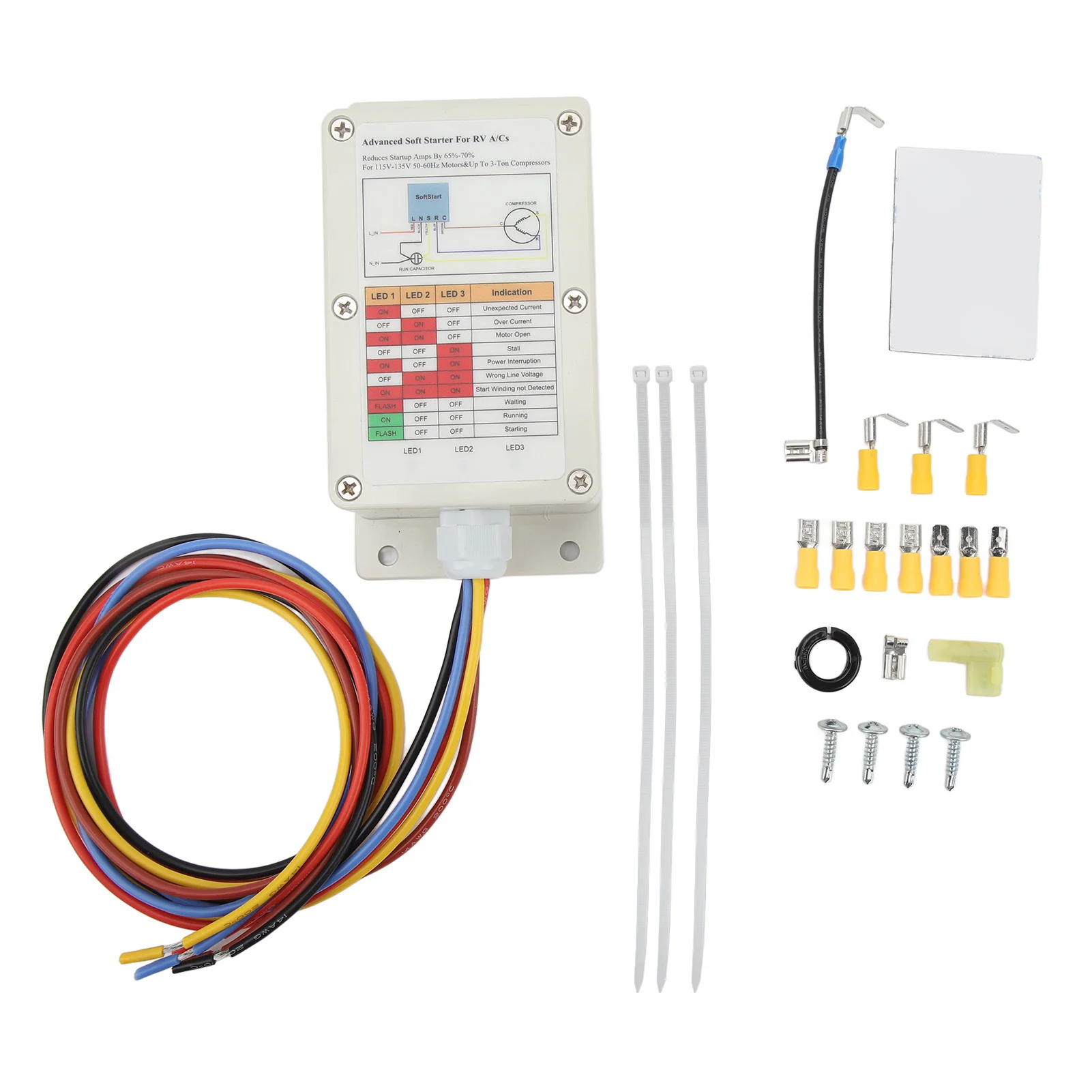 Комплект плавного пуска RV AC ASY 364 X20 IP 364 Высокопроизводительный кондиционер RV с плавным пуском для двигателей 115–135 В, 50–60 Гц и выше
Комплект плавного пуска RV AC ASY 364 X20 IP 364 Высокопроизводительный кондиционер RV с плавным пуском для двигателей 115–135 В, 50–60 Гц и выше