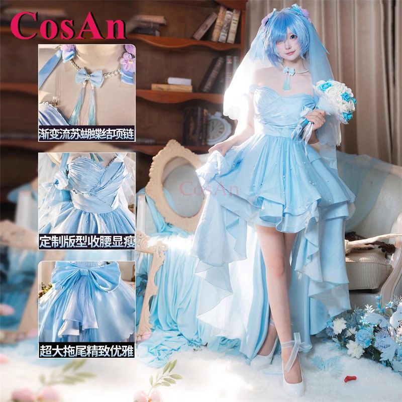 CosAn аниме Re: Zero Rem костюмы для косплея милое элегантное новое торжественное платье с картами полный комплект женская одежда для ролевых игр на Хэллоуин
CosAn аниме Re: Zero Rem костюмы для косплея милое элегантное новое торжественное платье с картами полный комплект женская одежда для ролевых игр на Хэллоуин
