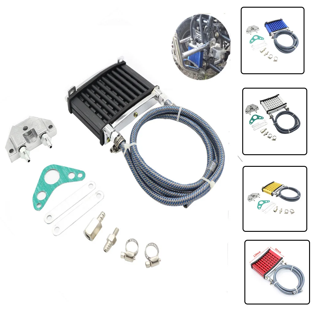 Motorcycle Oil Cooler Engine Cooler Motorcycle Refitted Oil Radiator Cooler Accessories 125cc/140cc/150cc ATV
Motorcycle Oil Cooler Engine Cooler Motorcycle Refitted Oil Radiator Cooler Accessories 125cc/140cc/150cc ATV