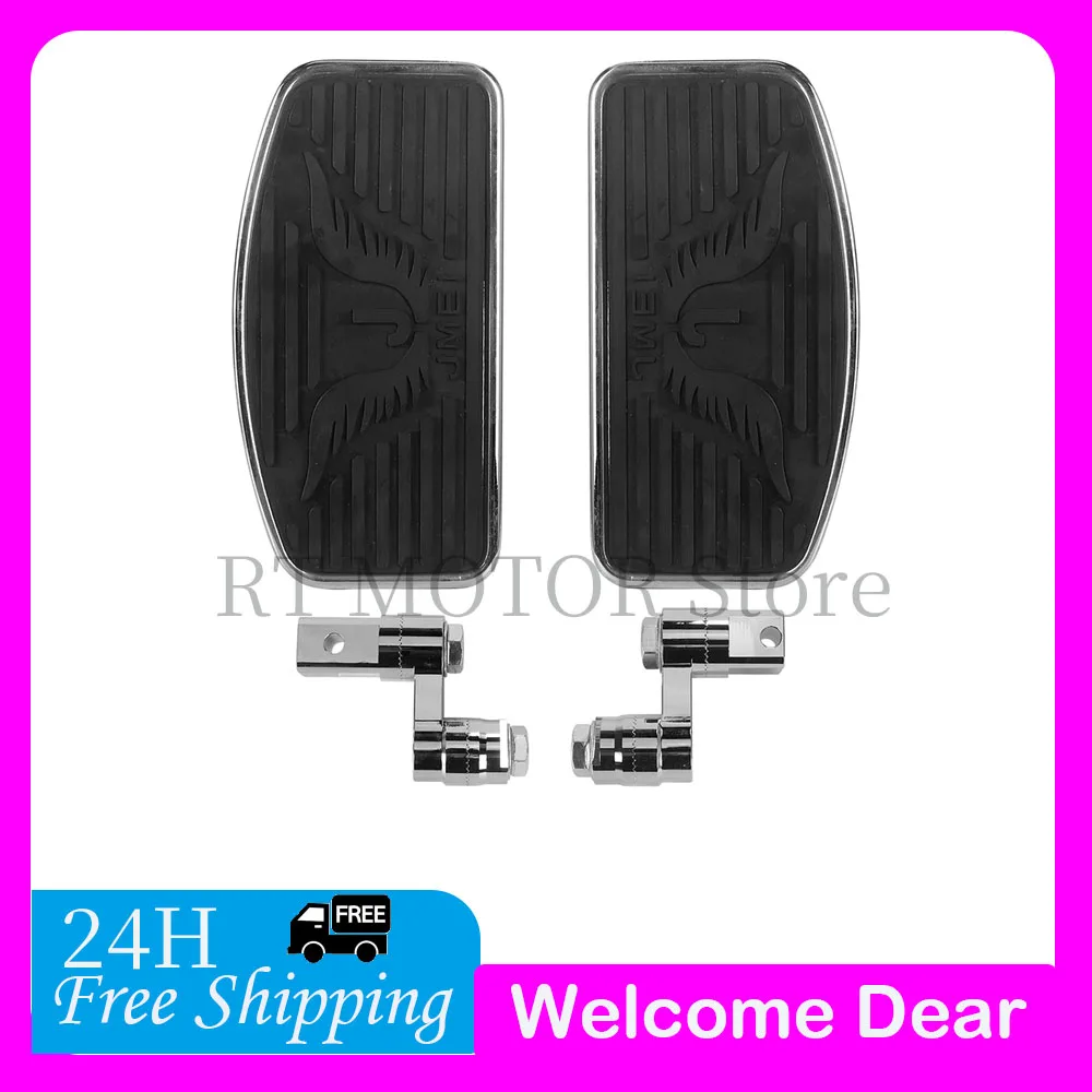 Motorcycle Rider Floorboard Front Footboard Pedal Adjustable Foot Pegs Fits for Honda Steed 400/600 Shadow 400/750 Black/ Chrome
Motorcycle Rider Floorboard Front Footboard Pedal Adjustable Foot Pegs Fits for Honda Steed 400/600 Shadow 400/750 Black/ Chrome