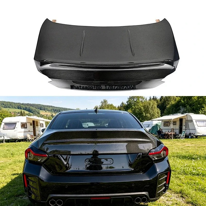 Carbon Fiber G87 M2 CSL Style Rear Trunk Cover for M2 Replacement Rear Trunk Lid 2022+
Carbon Fiber G87 M2 CSL Style Rear Trunk Cover for M2 Replacement Rear Trunk Lid 2022+