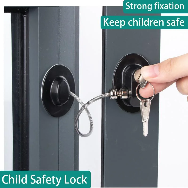 Child Safety Lock Cabinet Refrigerator Door Lock Stainless Steel Cable Protection Children Baby Home Window Lock Strong Fixation
Child Safety Lock Cabinet Refrigerator Door Lock Stainless Steel Cable Protection Children Baby Home Window Lock Strong Fixation