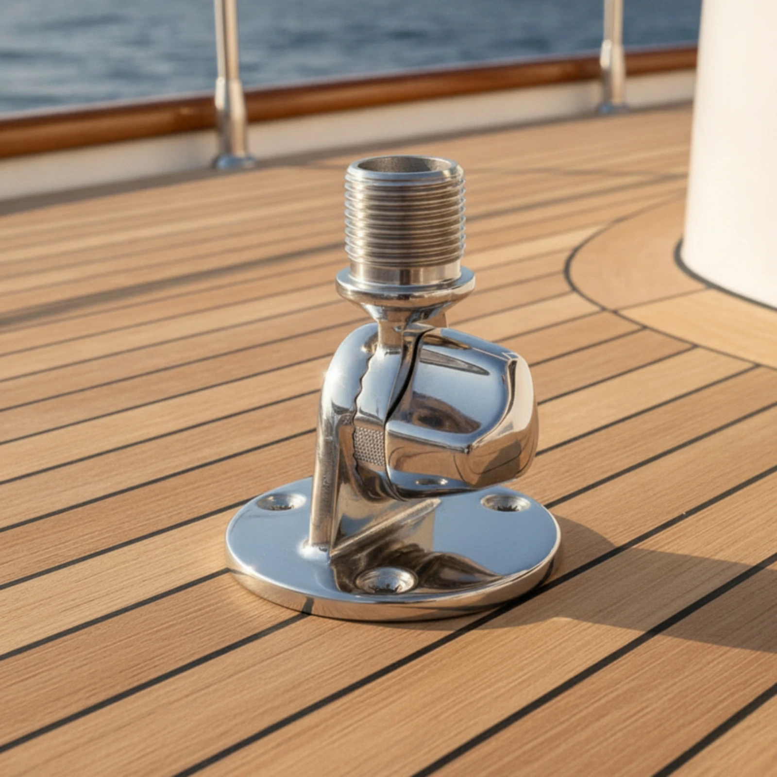 Marine Antenna Mount Heavy Duty Antenna Base with Ratchet Ratchet Mount Polished for Boat Owners, Boats, Yachts
Marine Antenna Mount Heavy Duty Antenna Base with Ratchet Ratchet Mount Polished for Boat Owners, Boats, Yachts