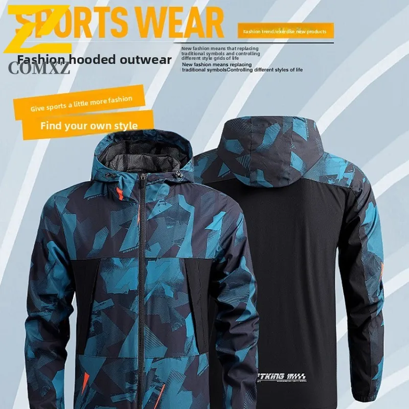 Men's Hiking Jacket Windproof Quick-Dry Hooded Outdoor Sports Casual Mountaineering Breathable Lightweight Multi-Pockets Coat
Men's Hiking Jacket Windproof Quick-Dry Hooded Outdoor Sports Casual Mountaineering Breathable Lightweight Multi-Pockets Coat