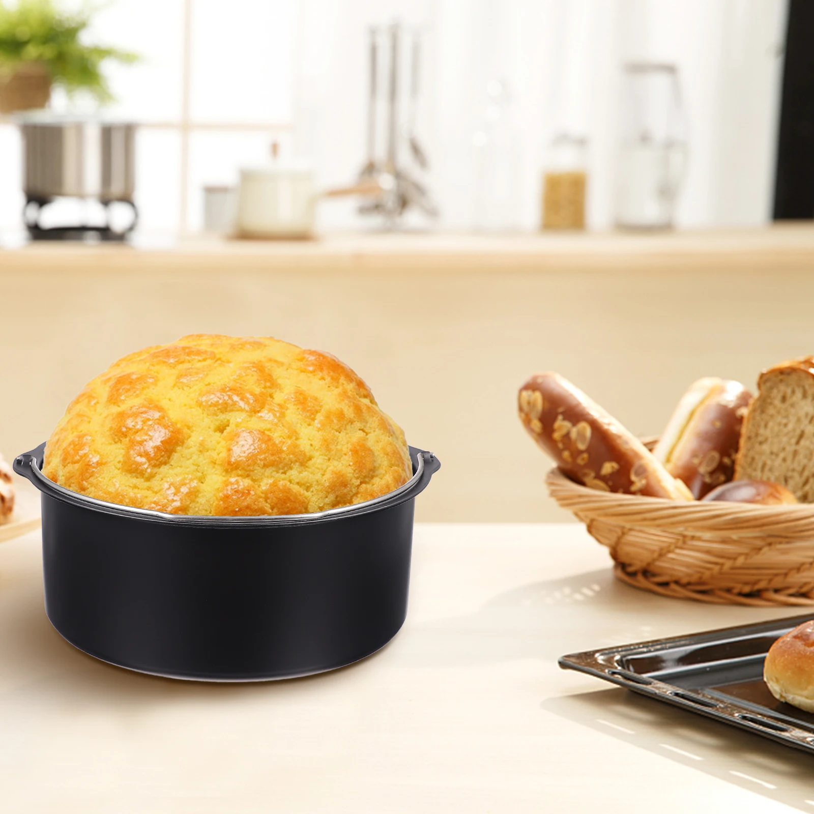 1Set 8 Inch Air Fryer Accessories Non-Stick Carbon Steel Cake Basket Pizza Pan Baking Supplies for Oven Airfryer Kitchen
1Set 8 Inch Air Fryer Accessories Non-Stick Carbon Steel Cake Basket Pizza Pan Baking Supplies for Oven Airfryer Kitchen