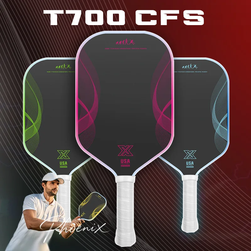 16mm T700 Carbon Fiber Pickleball Paddle, Matte Surface Professional Tournament Racket Same Style Design
16mm T700 Carbon Fiber Pickleball Paddle, Matte Surface Professional Tournament Racket Same Style Design