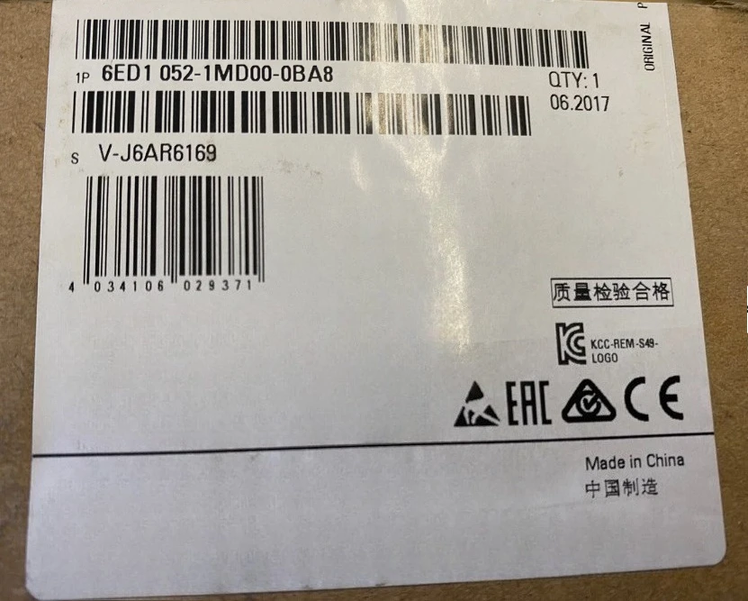 Совершенно новый оригинальный модуль логотипа 6ED1052-1MD00-0BA8 Быстрая доставка
Совершенно новый оригинальный модуль логотипа 6ED1052-1MD00-0BA8 Быстрая доставка