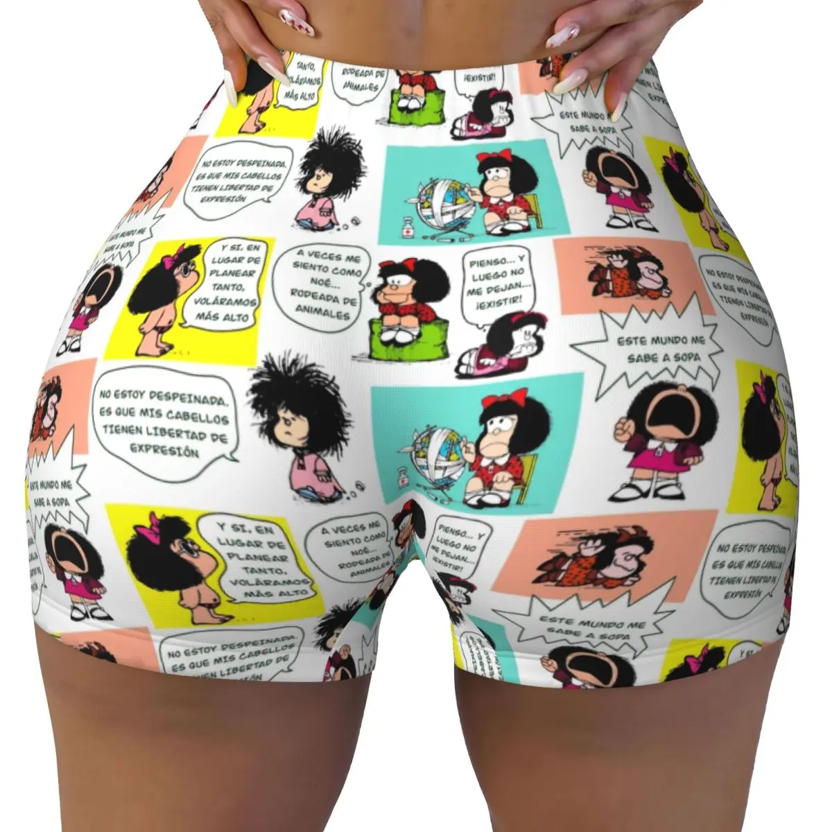 Custom Manga Quino Mafalda Workout Volleyball Biker Shorts Women's Kawaii Cartoon Gym Yoga Shorts
Custom Manga Quino Mafalda Workout Volleyball Biker Shorts Women's Kawaii Cartoon Gym Yoga Shorts