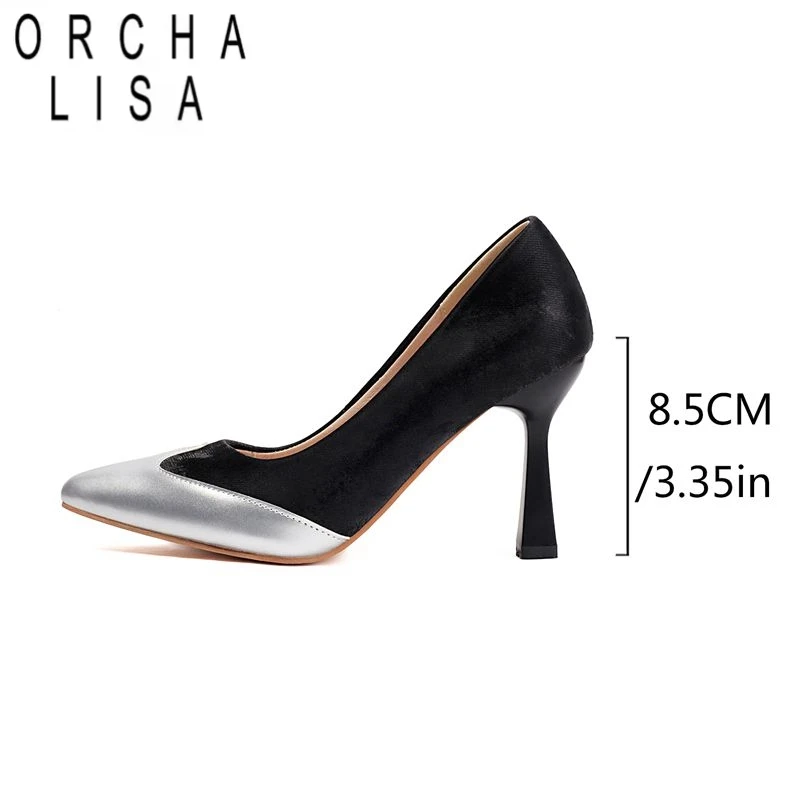 ORCHA LISA Сексуальные женские туфли-лодочки с острым носком, странные туфли на высоком каблуке 8,5 см, слипоны из разноцветной замши, большой размер 50, 51 52 Туфли для вечеринок
ORCHA LISA Сексуальные женские туфли-лодочки с острым носком, странные туфли на высоком каблуке 8,5 см, слипоны из разноцветной замши, большой размер 50, 51 52 Туфли для вечеринок