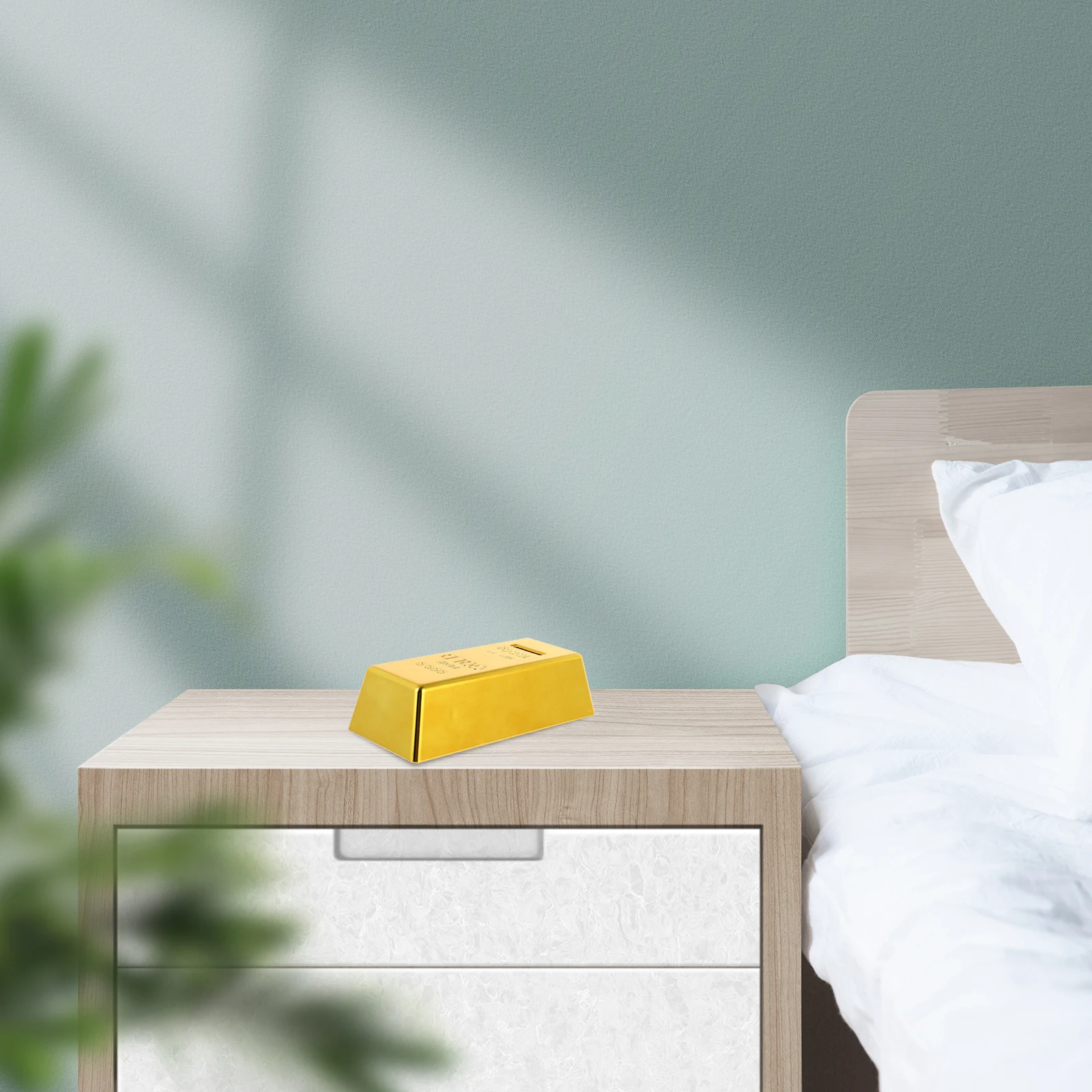 Money Box Plastic Rubber Home Office Decor Coin Saving Box Golden Bars Favor Storage Piggy Bank
Money Box Plastic Rubber Home Office Decor Coin Saving Box Golden Bars Favor Storage Piggy Bank