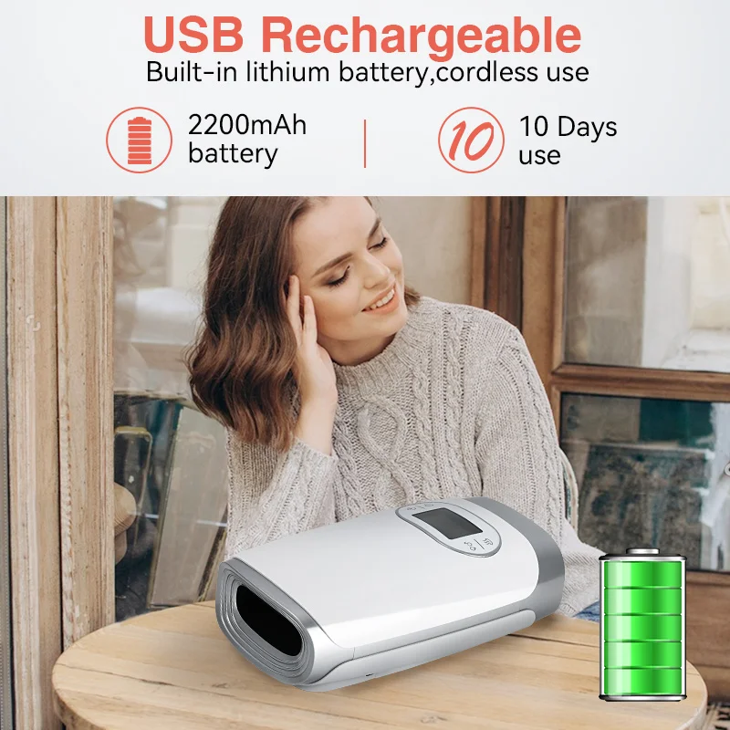 Heated Finger Hand Massager Physiotherapy Equipment Pressotherapy Palm Massage Device Air Compression Apparatus
Heated Finger Hand Massager Physiotherapy Equipment Pressotherapy Palm Massage Device Air Compression Apparatus