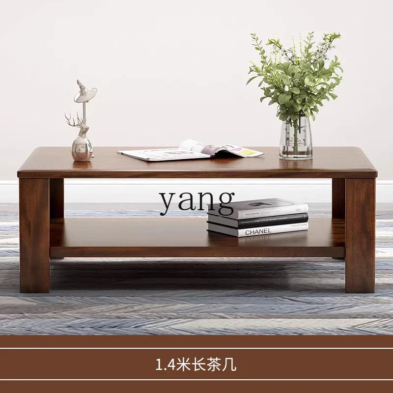 LMM modern wooden long coffee table solid wood table living room Chinese living room furniture
LMM modern wooden long coffee table solid wood table living room Chinese living room furniture