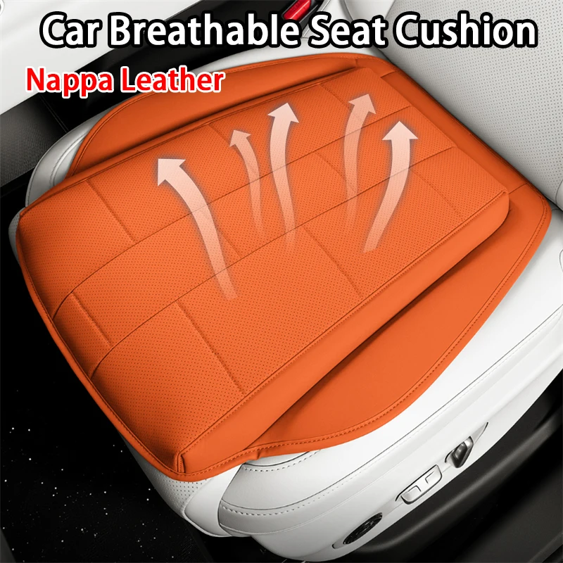 New Universal Car Seat Cushion Nappa Leather Breathable Ventilated All Season Seat Cushion Fits Most Car Accessories
New Universal Car Seat Cushion Nappa Leather Breathable Ventilated All Season Seat Cushion Fits Most Car Accessories