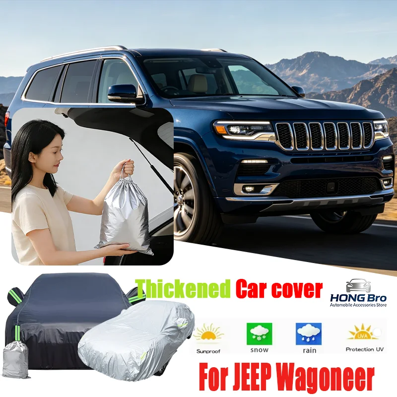 For JEEP Wagoneer Outdoor Car Cover With Reflective Strips, Waterproof Snowproof Dustproof, UV Protection Auto Accessories
For JEEP Wagoneer Outdoor Car Cover With Reflective Strips, Waterproof Snowproof Dustproof, UV Protection Auto Accessories