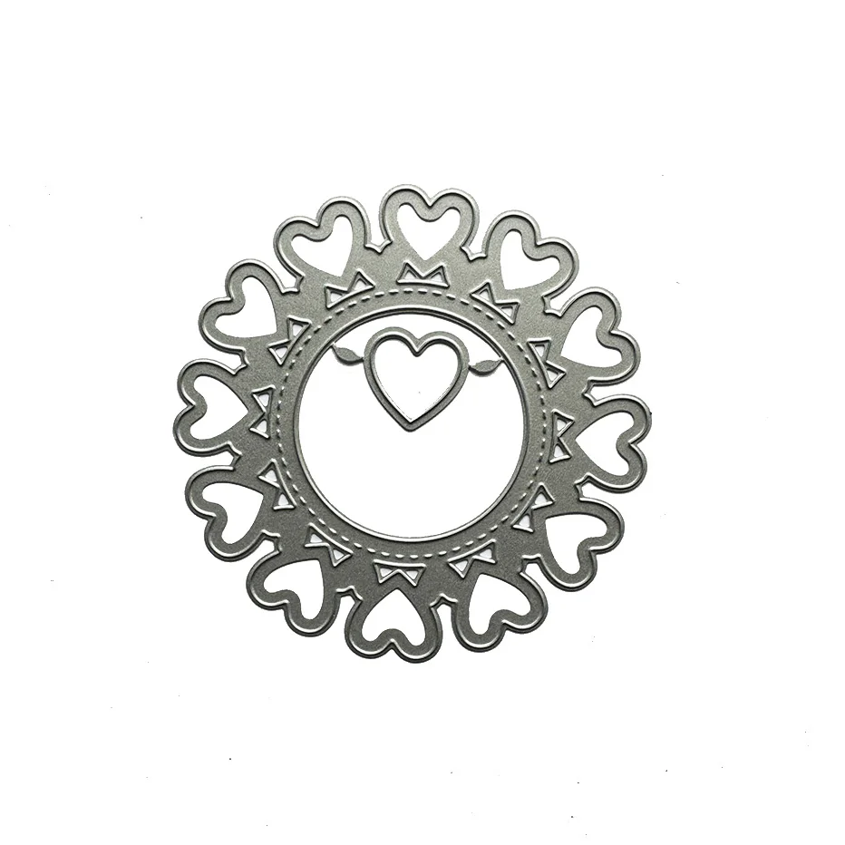 Heart shaped circle Metal Cutting Dies for DIY Scrapbooking and Card Making Decor Embossing Craft Die Cut
Heart shaped circle Metal Cutting Dies for DIY Scrapbooking and Card Making Decor Embossing Craft Die Cut
