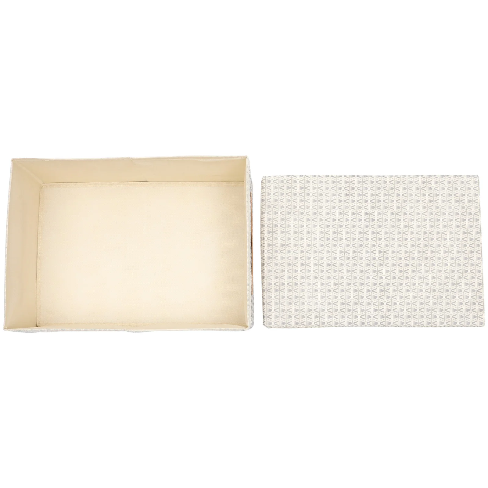 Clothes Storage Box Large Capacity Foldable Organizer V Shape Beige Great For Clothes Towels Toys Blankets Home Dormitory Use PP
Clothes Storage Box Large Capacity Foldable Organizer V Shape Beige Great For Clothes Towels Toys Blankets Home Dormitory Use PP