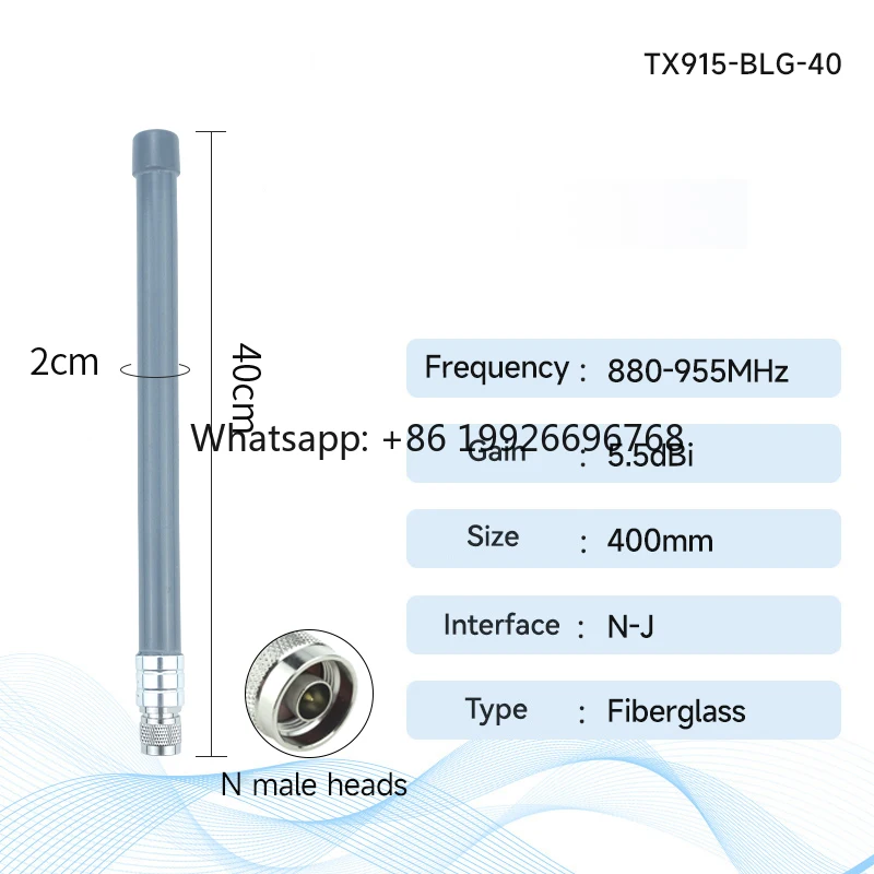 EBYTE TX915-BLG-40/26 Wholesale Sale Outdoor Waterproof Omni Fiberglass Antenna 915MHz Ap Bridge Use Gps Gnss Fiberglass Antenna
EBYTE TX915-BLG-40/26 Wholesale Sale Outdoor Waterproof Omni Fiberglass Antenna 915MHz Ap Bridge Use Gps Gnss Fiberglass Antenna