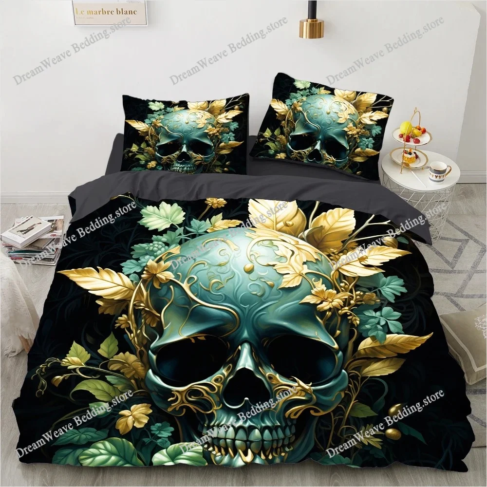 3D Skull Bedding Set Duvet_Quilt_Comforter Cover Sets Bed Linen Halloween King Queen Full Size Gothic Duvet Cover Home Textiles
3D Skull Bedding Set Duvet_Quilt_Comforter Cover Sets Bed Linen Halloween King Queen Full Size Gothic Duvet Cover Home Textiles
