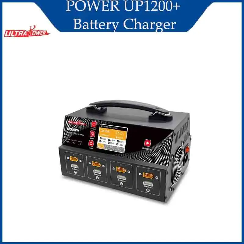 Ультраскоростное зарядное устройство Ultra Power UP1200+ 25A с дисплеем для БПЛА/сельскохозяйственных дронов, для 8-канальных аккумуляторов LiPo/LiHV 2-6S, для радиоуправляемых моделей
Ультраскоростное зарядное устройство Ultra Power UP1200+ 25A с дисплеем для БПЛА/сельскохозяйственных дронов, для 8-канальных аккумуляторов LiPo/LiHV 2-6S, для радиоуправляемых моделей