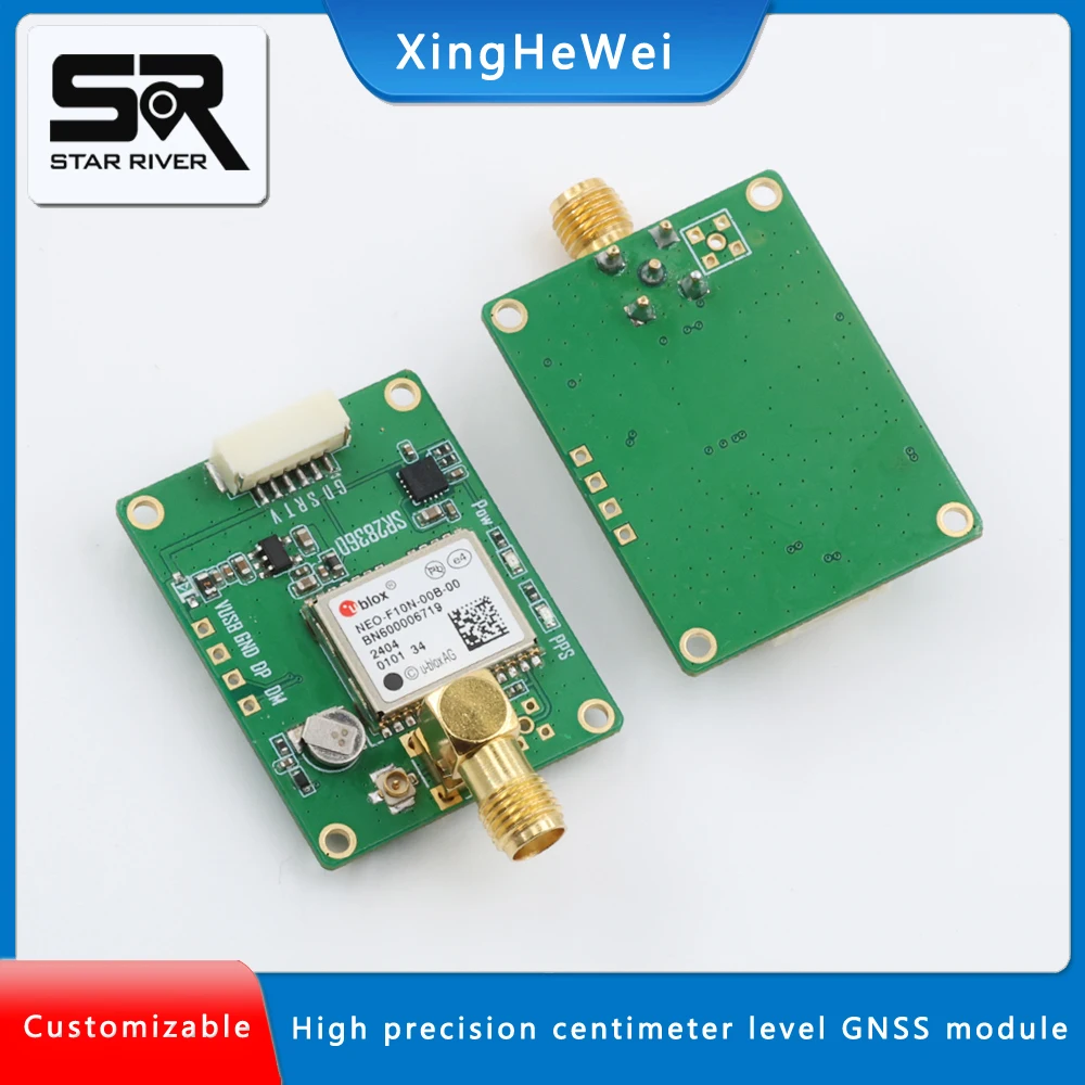SR2836D GPS module NEO-F10N dual band L1L5 with QMC5883 electronic compass meter level positioning GPS positioning module
SR2836D GPS module NEO-F10N dual band L1L5 with QMC5883 electronic compass meter level positioning GPS positioning module
