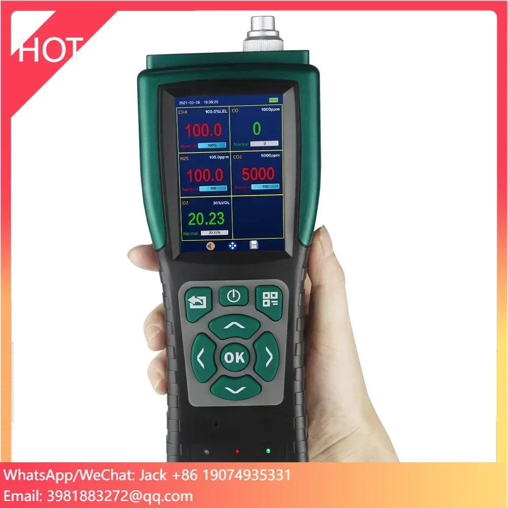 Industrial multigas detection alarm CH4 O2 CO H2S CO2 5 in 1 lora gas analyzers natural gas detector 
Industrial multigas detection alarm CH4 O2 CO H2S CO2 5 in 1 lora gas analyzers natural gas detector