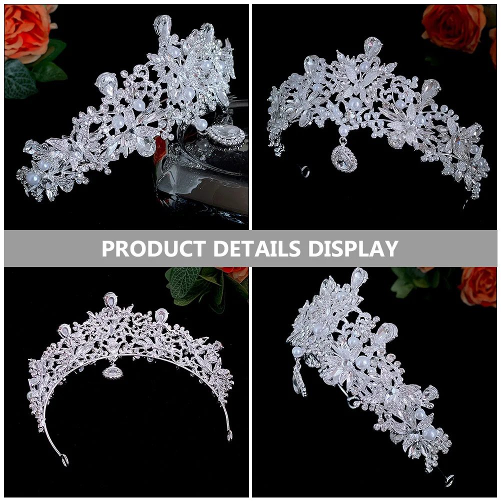 Silver Rhinestone Wedding Bridal Headpiece Lightweight Bride Hair Accessory Party Banquet
Silver Rhinestone Wedding Bridal Headpiece Lightweight Bride Hair Accessory Party Banquet