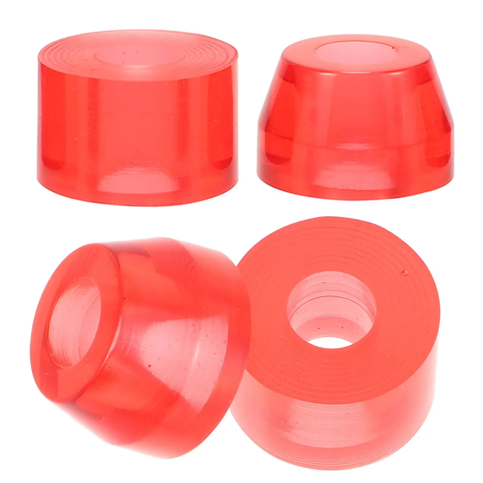 4 Pcs Skateboard Shock Absorbing Gasket High Elasticity Roller Toe Stops PU Bushings Riser Pads Trucks Accessories
4 Pcs Skateboard Shock Absorbing Gasket High Elasticity Roller Toe Stops PU Bushings Riser Pads Trucks Accessories