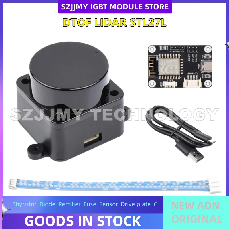 Ledong DTOF LiDAR sensor STL27L 360 degree time-of-flight ranging UART communication NEW ORIGINAL IN STOCK
Ledong DTOF LiDAR sensor STL27L 360 degree time-of-flight ranging UART communication NEW ORIGINAL IN STOCK
