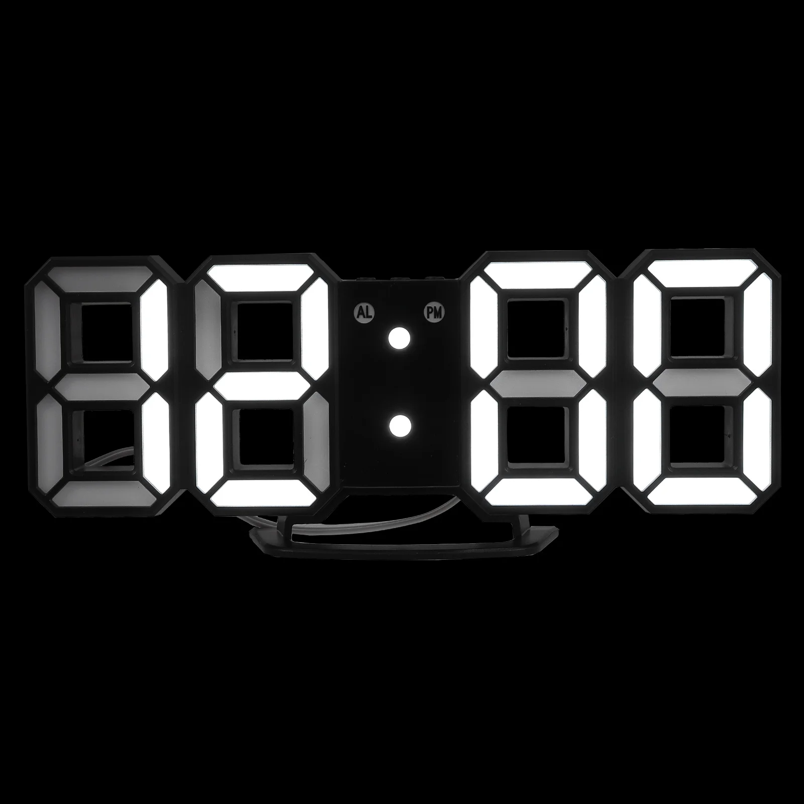 Digital Wall Clock LED Silent Alarm Cactus Black Plastic Vintage Decorative 3D Shape Table Mount Home LEDDigitalClock
Digital Wall Clock LED Silent Alarm Cactus Black Plastic Vintage Decorative 3D Shape Table Mount Home LEDDigitalClock