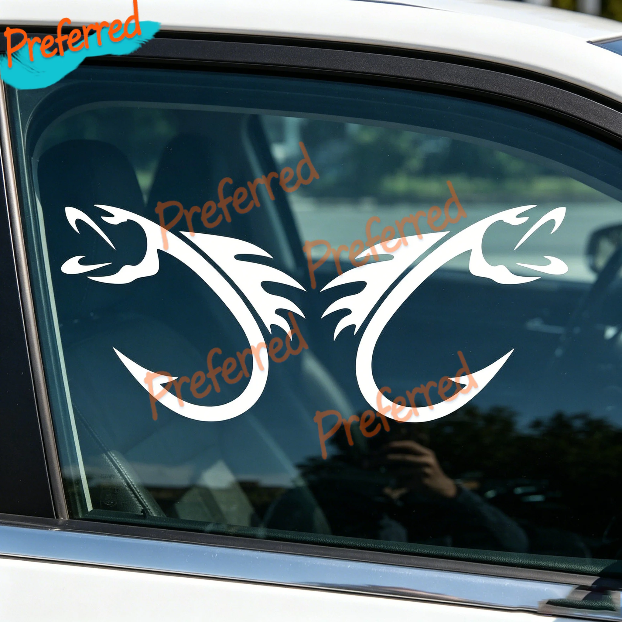2 X PEGATINAS Fish Hook Animal Vinyl Die-cutting Car Decal Stickers Customizable in Any Sticker Size -No Background
2 X PEGATINAS Fish Hook Animal Vinyl Die-cutting Car Decal Stickers Customizable in Any Sticker Size -No Background