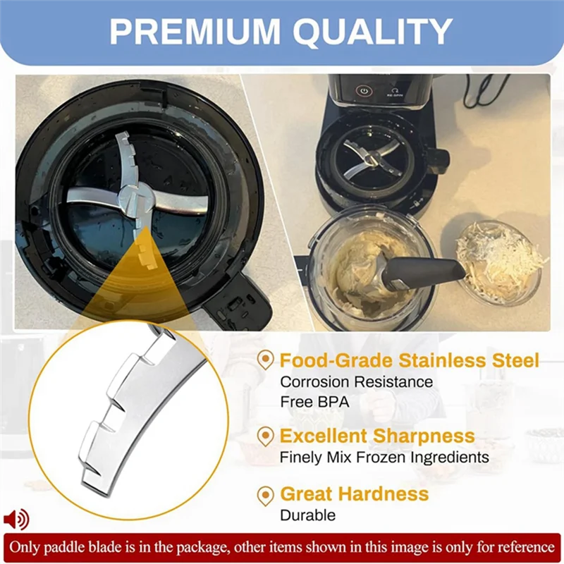 Запчасти для бытовой техники, 2 шт., сменное лопаточное лезвие для серии Ninja Creami NC300, лопатка для смешивания NC301, CN305A, CN301CO, серебристый
Запчасти для бытовой техники, 2 шт., сменное лопаточное лезвие для серии Ninja Creami NC300, лопатка для смешивания NC301, CN305A, CN301CO, серебристый