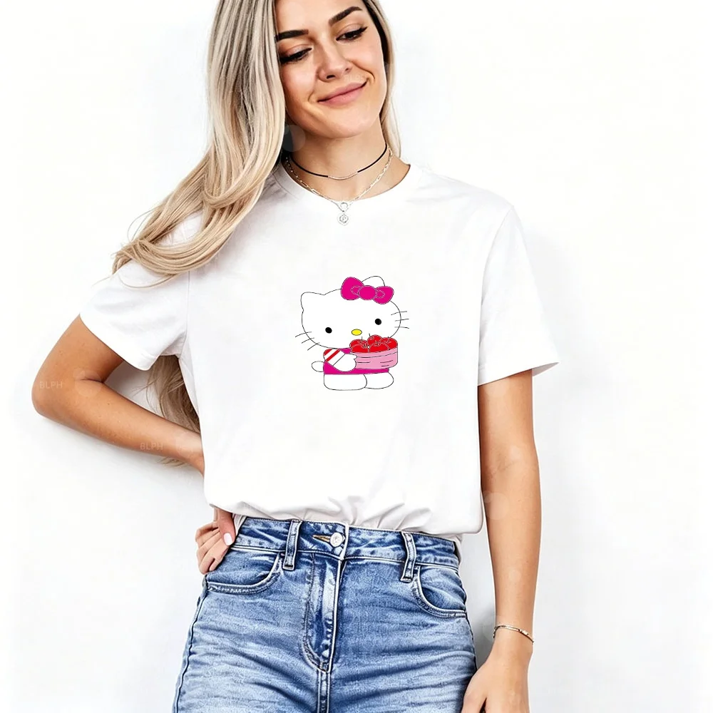 Hello Kitty Family Matching T Shirts Parent Child Outfits Cute Cartoon Bow Short Sleeve Cotton Tees for Mom Dad and Kids
Hello Kitty Family Matching T Shirts Parent Child Outfits Cute Cartoon Bow Short Sleeve Cotton Tees for Mom Dad and Kids
