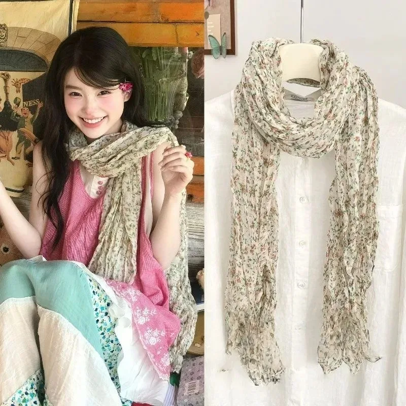 Bohemian Floral Scarf Women Vintage Lightweight Soft Shawl Wrap Thin Harajuku Style Bandana for Women Summer Travel Accessories
Bohemian Floral Scarf Women Vintage Lightweight Soft Shawl Wrap Thin Harajuku Style Bandana for Women Summer Travel Accessories