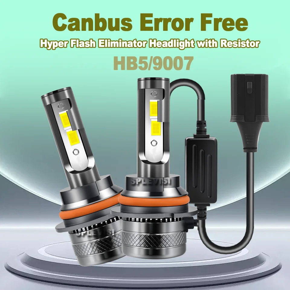 2pcs High Power 200W 9007 HB5 LED Headlight High/Low Beam Bulb 20000LM White Bulbs Error-Free LED Headlight with Load Resistor
2pcs High Power 200W 9007 HB5 LED Headlight High/Low Beam Bulb 20000LM White Bulbs Error-Free LED Headlight with Load Resistor