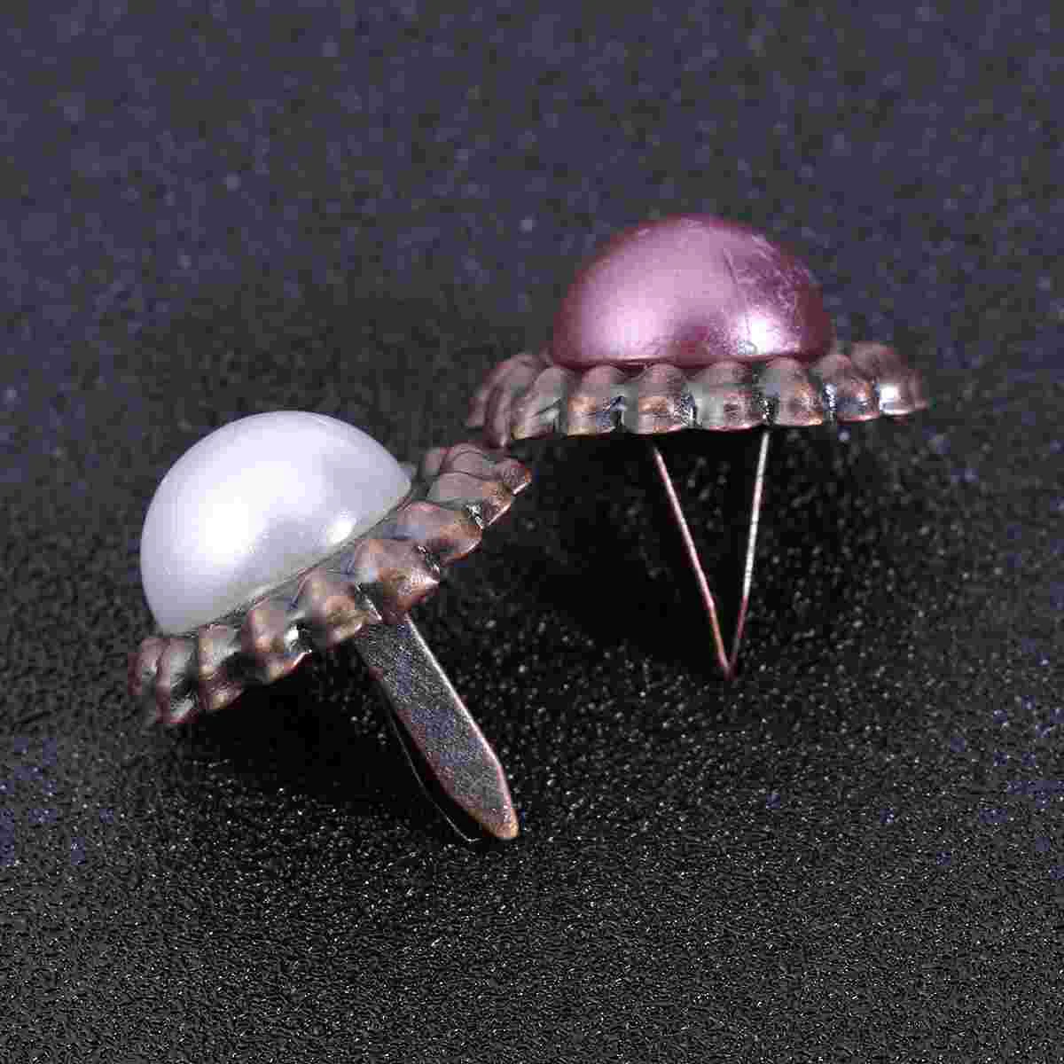 20 PC Album Scrapbook Decoration Pearl Brads Paper Fasteners for Decorate DIY Crafts Metal Round Split Pins
20 PC Album Scrapbook Decoration Pearl Brads Paper Fasteners for Decorate DIY Crafts Metal Round Split Pins