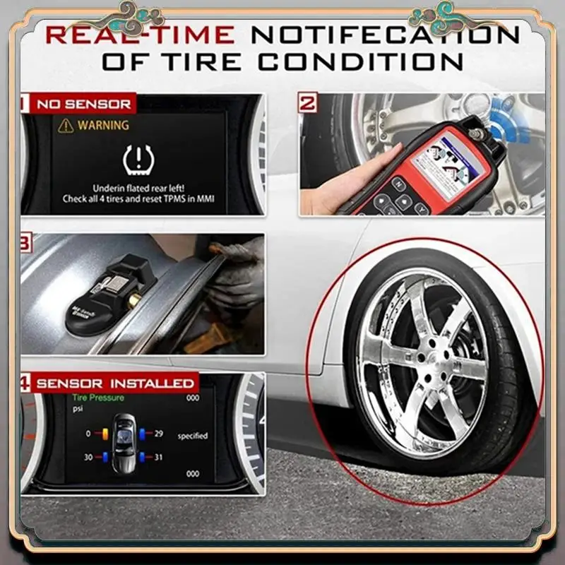 Reliable-10Pcs TPMS Tire Pressure Sensor Programmable For Autel Tool TS408 TS508 ITS600 315MHZ+433Mhz 2 In 1 MX Sensor Monitor
Reliable-10Pcs TPMS Tire Pressure Sensor Programmable For Autel Tool TS408 TS508 ITS600 315MHZ+433Mhz 2 In 1 MX Sensor Monitor