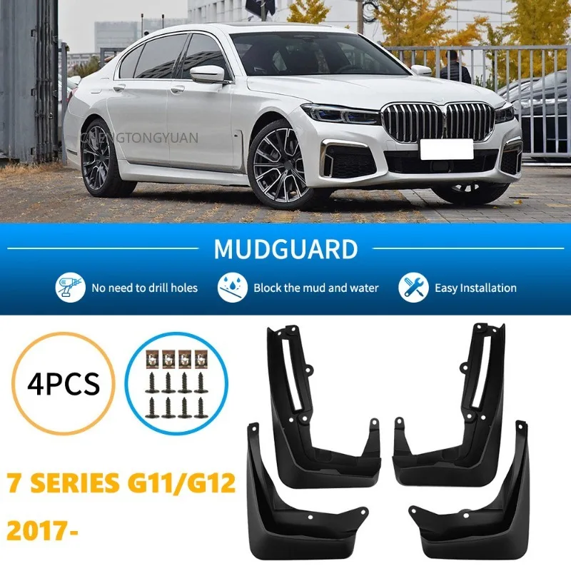 Mudguards FOR BMW 7 Series G11 G12 2017-2023 Car Mud Flaps Splash Guards ABS Black Exterior Modification Accessory Anti Mud Sand
Mudguards FOR BMW 7 Series G11 G12 2017-2023 Car Mud Flaps Splash Guards ABS Black Exterior Modification Accessory Anti Mud Sand