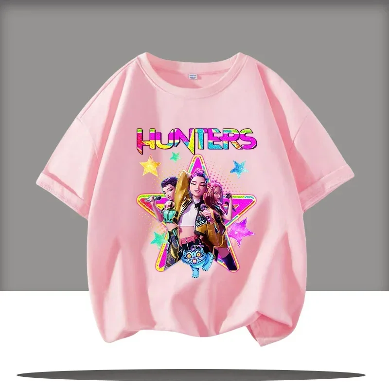 2026 New Hot Movie Soft Baby Girls T Shirt Children's Clothing KPop Demon Hunters Fans Gifts Kids Clothes Fashion Casual Tops
2026 New Hot Movie Soft Baby Girls T Shirt Children's Clothing KPop Demon Hunters Fans Gifts Kids Clothes Fashion Casual Tops