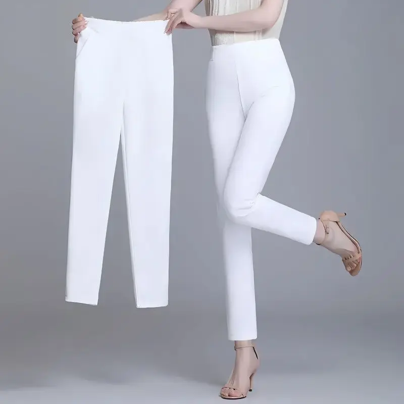 2024 New Summer Elegant Fashion Oversized High Waist Retro Women's Clothing Solid Color Loose Casual Elasticity Y2K Chic Pants
2024 New Summer Elegant Fashion Oversized High Waist Retro Women's Clothing Solid Color Loose Casual Elasticity Y2K Chic Pants