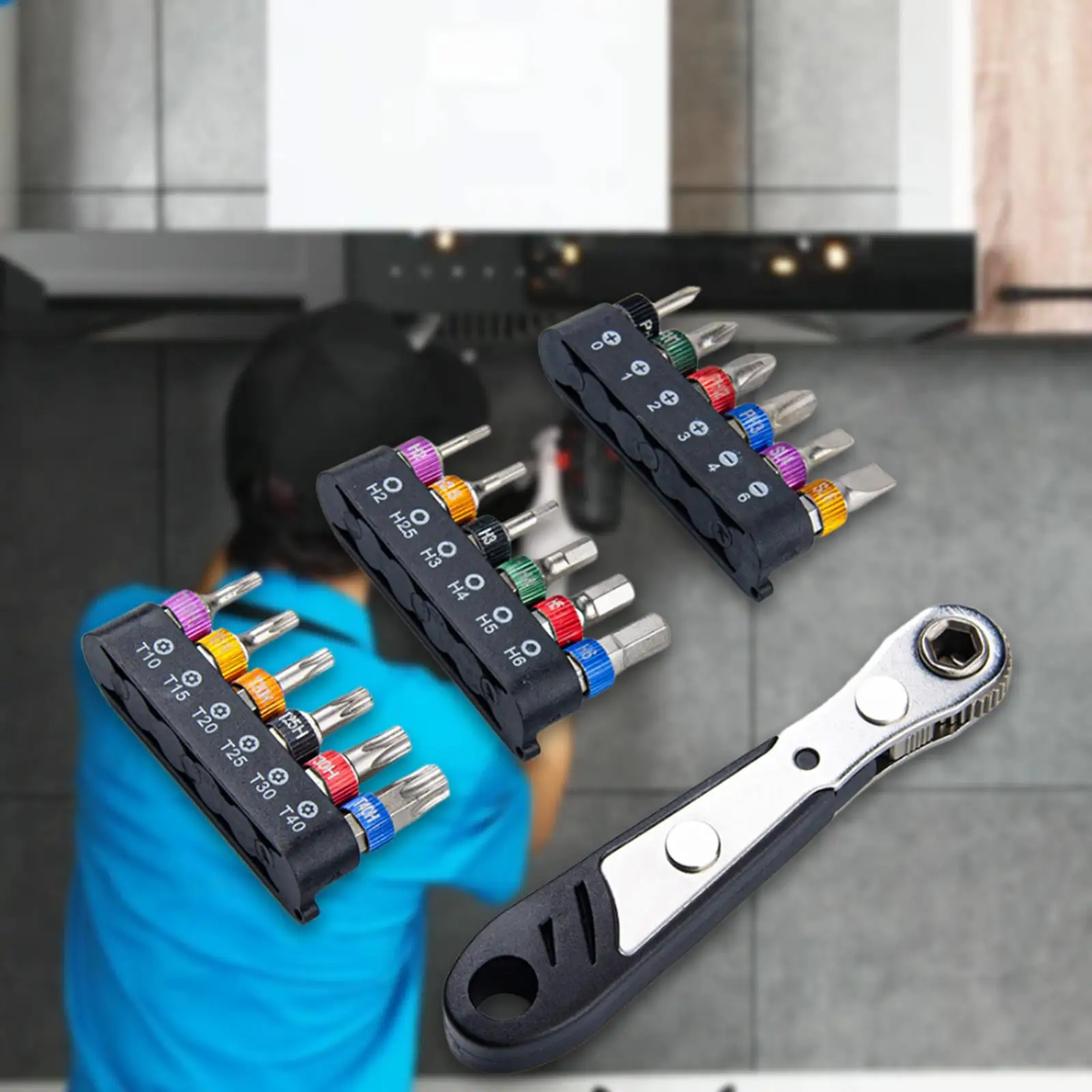 19Pcs Mini Ratchet Wrench Set Steel Repair Tool for Appliance Airplane Model
19Pcs Mini Ratchet Wrench Set Steel Repair Tool for Appliance Airplane Model