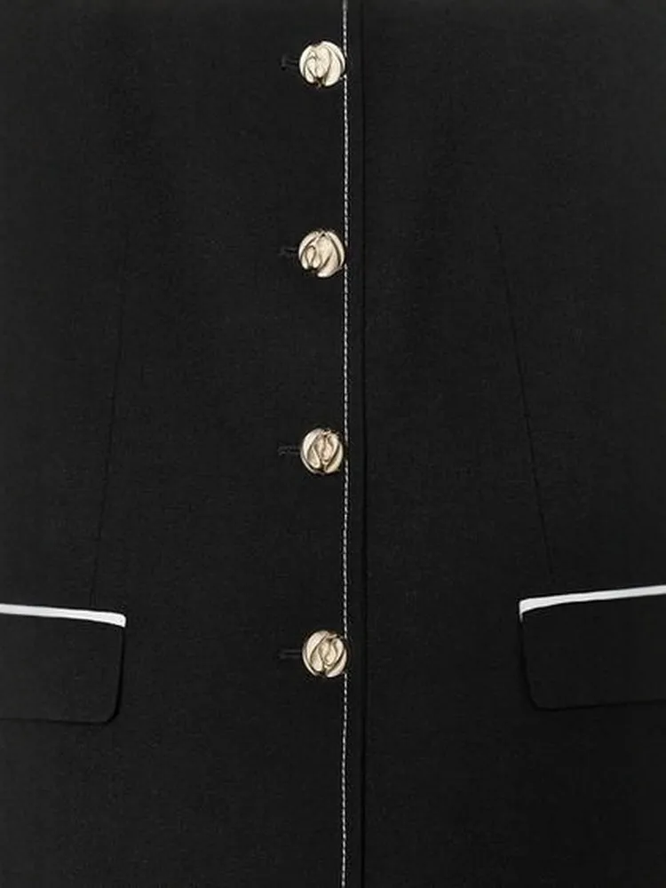 Bla round Ne ort Tailored Jaet Women's Simple Sle Autumn New Arrival Sewing Line Detailing Suit Coat 8667555
Bla round Ne ort Tailored Jaet Women's Simple Sle Autumn New Arrival Sewing Line Detailing Suit Coat 8667555